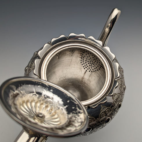 英國古董維多利亞鍍銀茶具